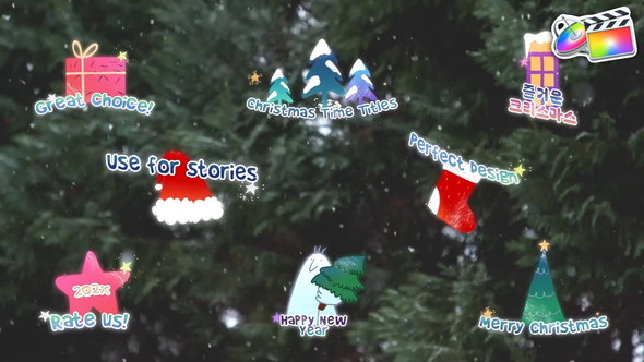 Christmas Time Titles for FCPX