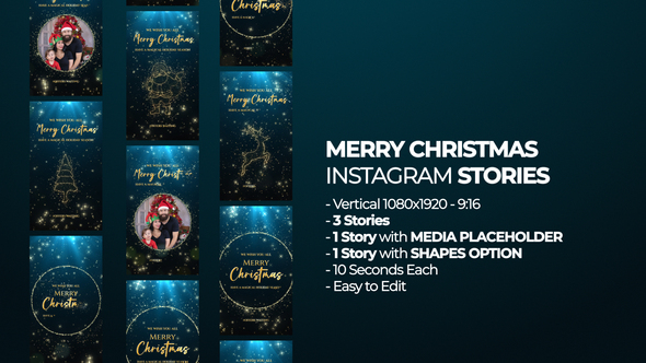 Merry Christmas Instagram Stories