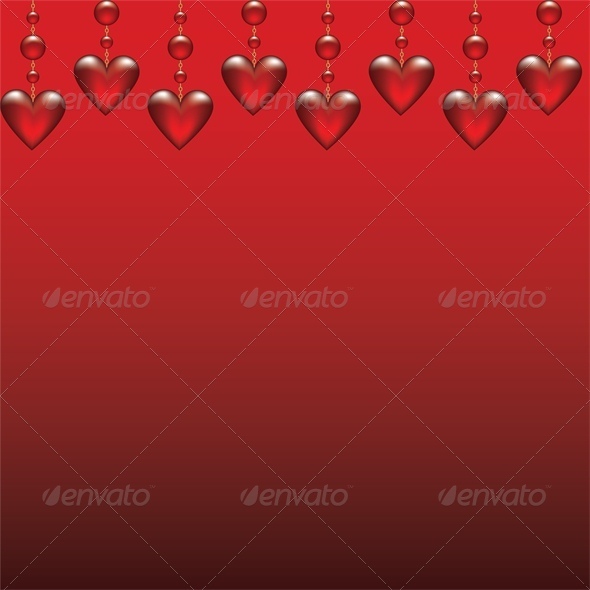 glass hearts - Valentines Seasons/Holidays