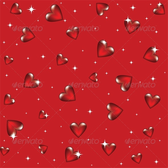 glass hearts - Valentines Seasons/Holidays