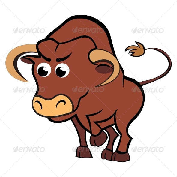Cartoon Bull - Animals Characters