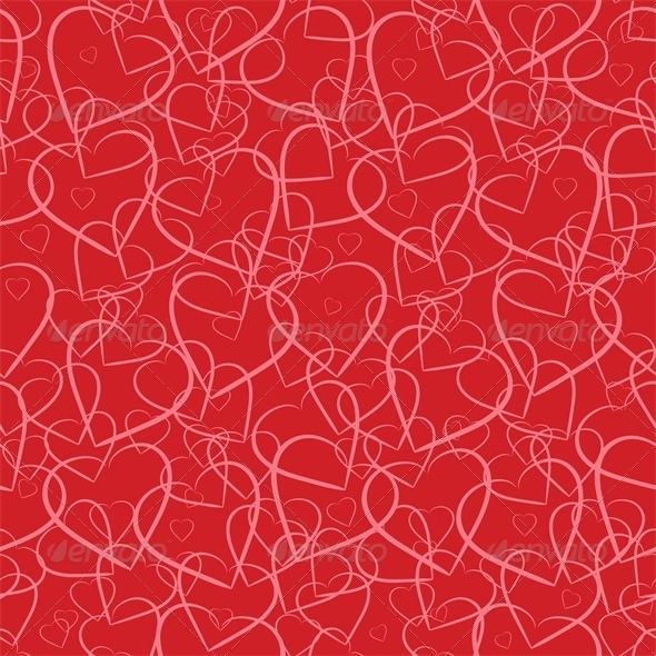Valentines Seamless Background - Valentines Seasons/Holidays