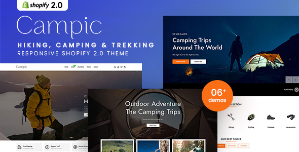 Campic – Hiking, Camping & Trekking Shopify 2.0 Theme