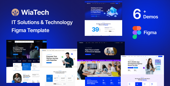 WiaTech - IT Services & Development Figma Template