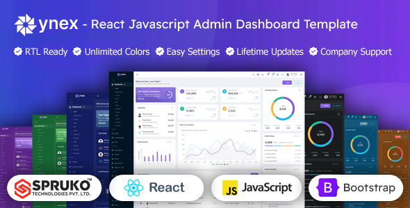 Ynex - Javascript Reactjs Dashboard Template