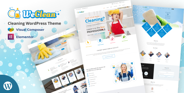 We Clean - Cleaning WordPress by designthemes | ThemeForest