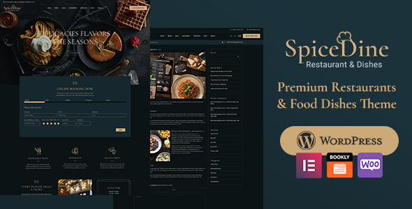 SpiceDine – WordPress Theme For Hotels & Restaurants