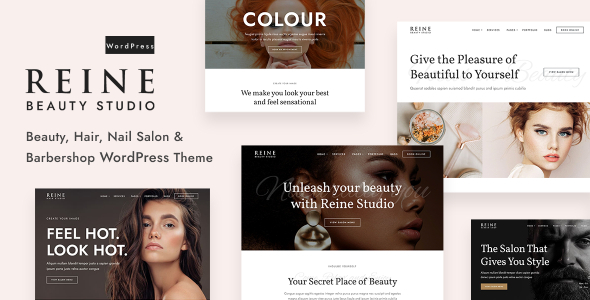 Reine - Salon & Spa WordPress Theme with Appointments Booking