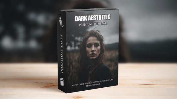 Dark Aesthetic Moody Cinematic Film LUTs Pack