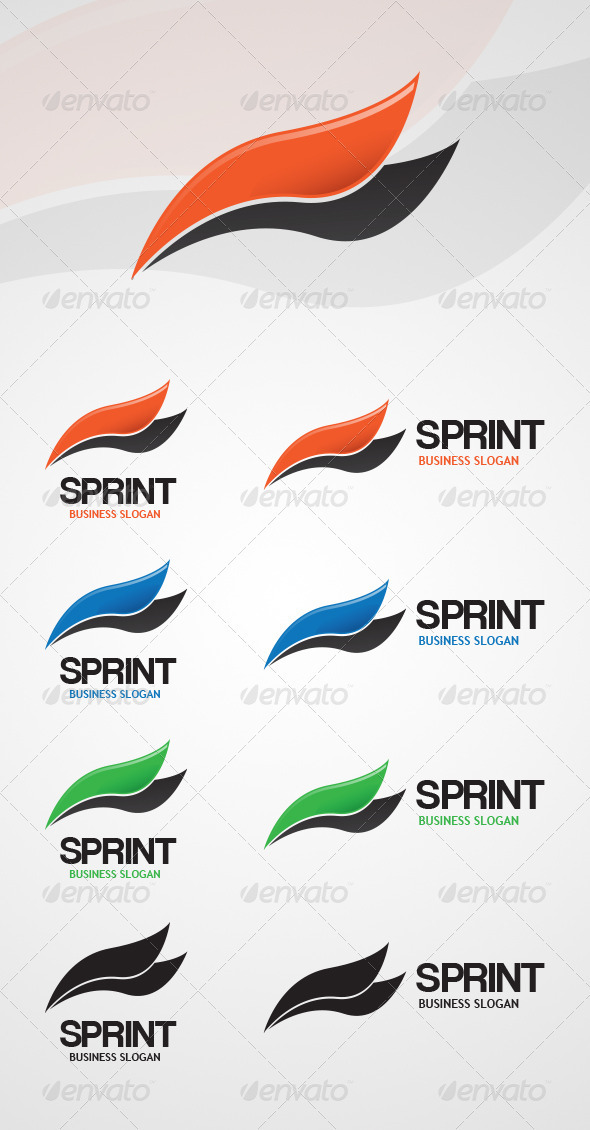 Sprint Logo Template - Abstract Logo Templates