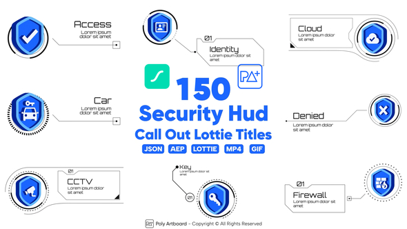 Security Hud Call Out Lottie Titles