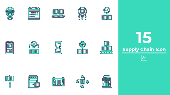 Supply Chain Icon After Effects