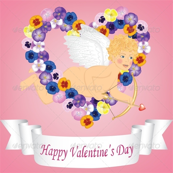 Angel, Ribbon and Flow - Valentines Seasons/Holidays