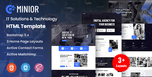 Minior - IT Solutions & Technology HTML Template