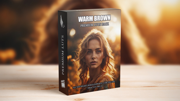 Golden Hour Warm Brown Moody Cinematic LUTs Pack