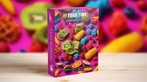 Food Videography with Vibrant HDR Color LUTs Pack