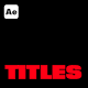 Colorful Titles - VideoHive Item for Sale