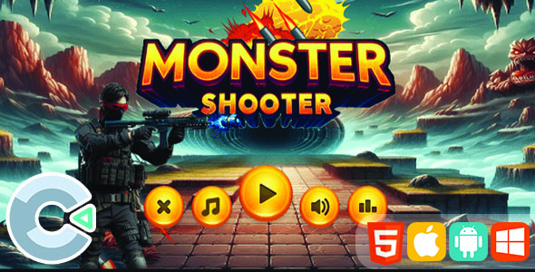 Monster Shooter (Construct 3 | HTML5)