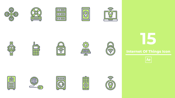 Internet Of Things Icon After Effects