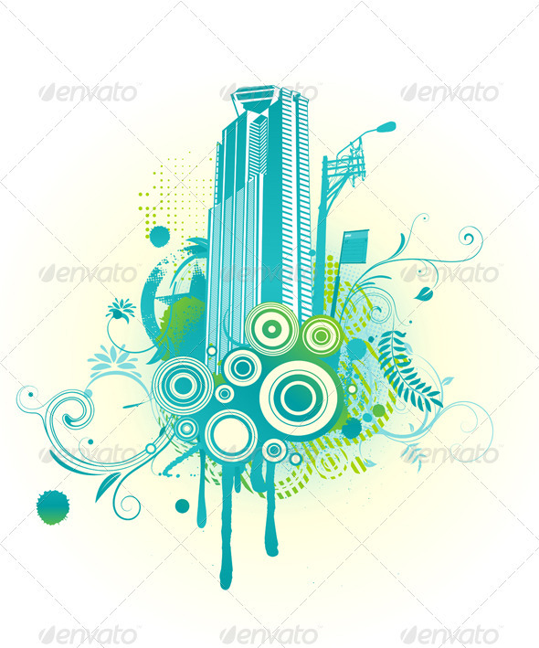 urban grunge background - Backgrounds Decorative