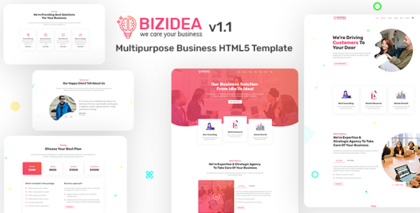 Bizidea | Multipurpose Business HTML5 Template