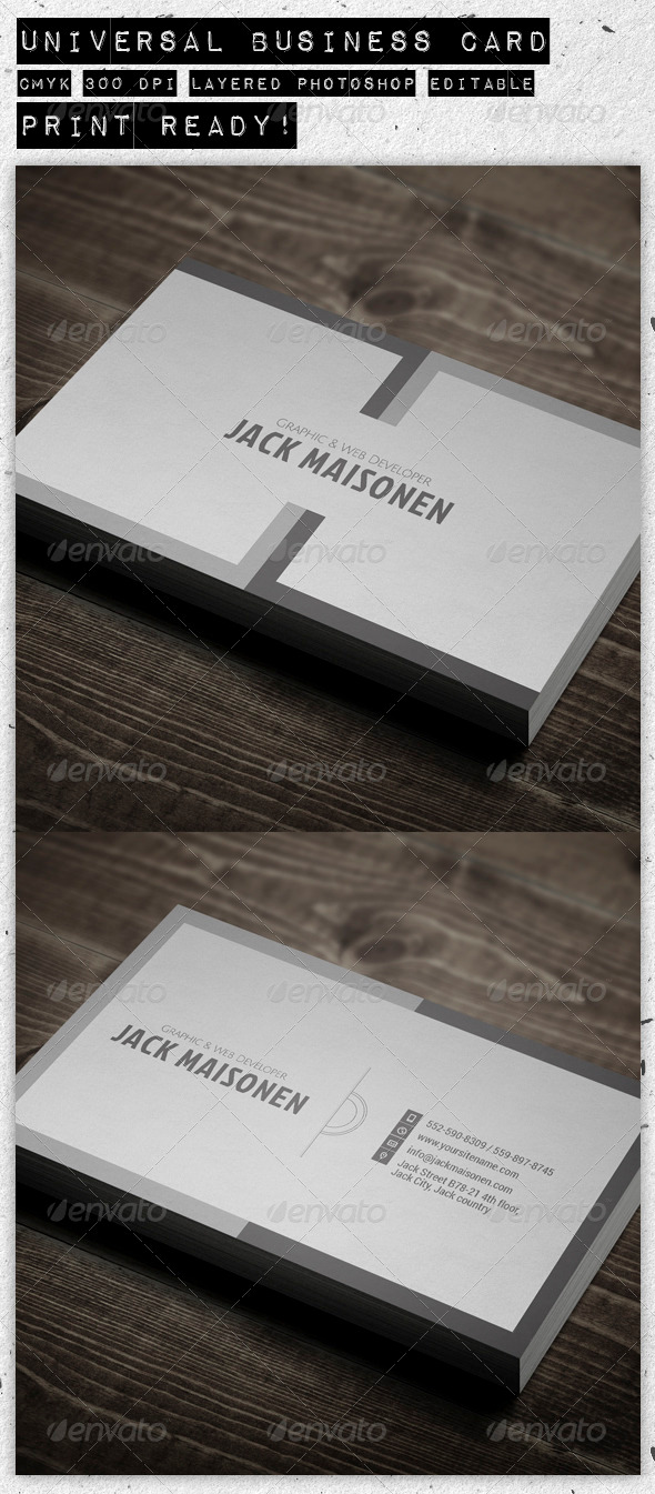 Universal Business Card - Creative Business Cards