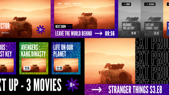 Modern Broadcast Package broadcast-packages template preview