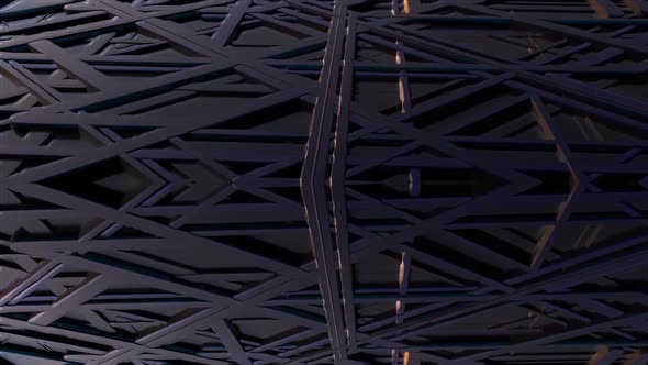 Glossy Tracery of Lines and Stripes alt