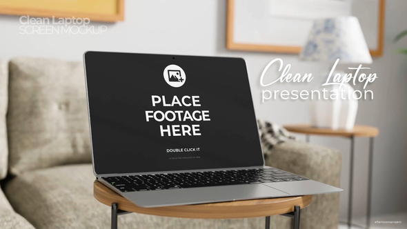 Clean Laptop Product Promotion