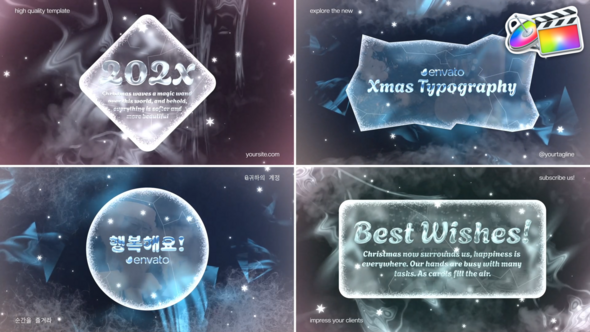 Xmas Typography for FCPX