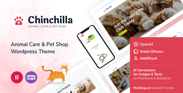 Chinchilla - Pet WordPress Theme