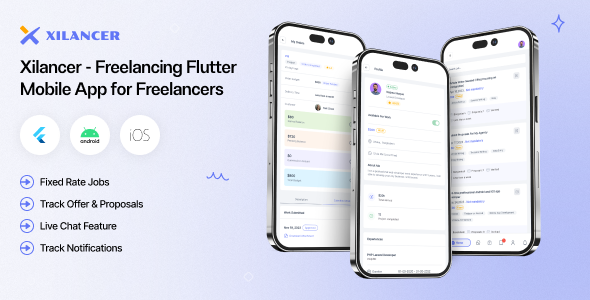 [DOWNLOAD]Freelancer Flutter Mobile App - Xilancer Freelancer Marketplace Platform