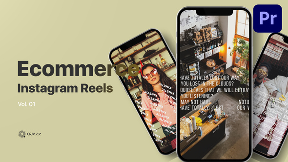 Ecommerce Instagram Reels for Premiere Pro Vol. 01
