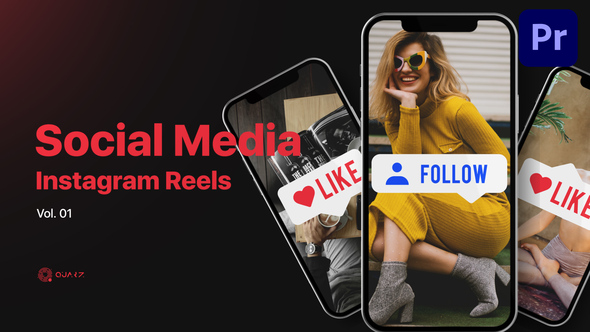 Social Media Instagram Reels for Premiere Pro Vol. 01
