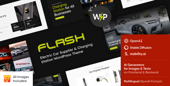 The Flash - Electric Car & Charging StationTheme