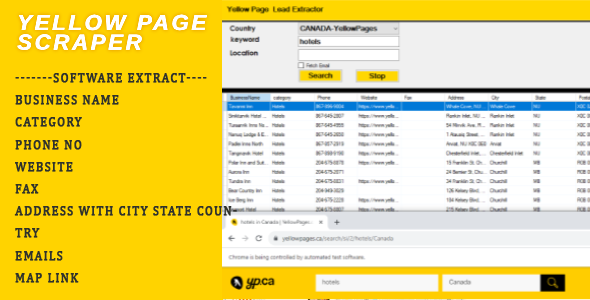 Yellow Page Lead Extractor Software