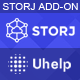 Storj Cloud Storage Add-on for Uhelp Support Ticketing System
