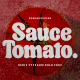 Sauce Tomato Retro Serif Bold Font