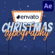 Christmas Typography | After Effects