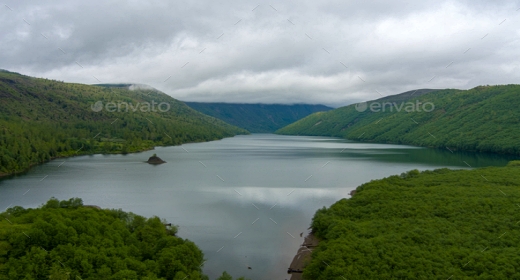 Coldwater Lake near Mount St Helens