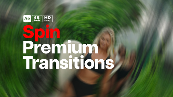 Premium Transitions Spin Elements template preview