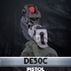 GDE50C Pistol With Hands