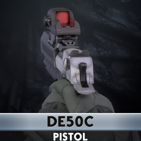 GDE50C Pistol With Hands