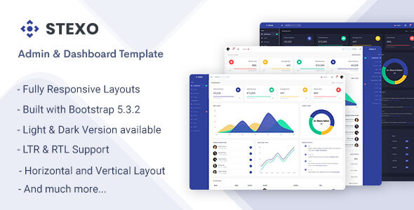 Stexo - Admin & Dashboard Template