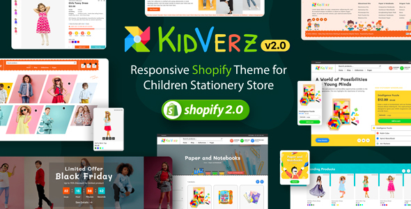 KidVerz - Baby Shop Kids Store Clothing & Accessories Shopify Theme by ...