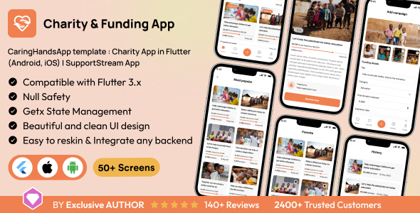 flutter charity app banner