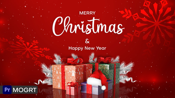 Christmas and New Year Wishes - Mogrt
