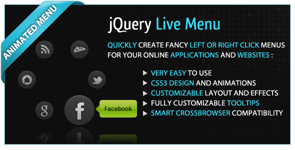 jQuery Live Menu - CodeCanyon 2277197