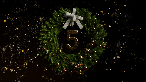 Christmas Wreath broadcast-packages template preview