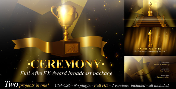 Broadcast Template Award - VideoHive 3969180